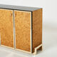 Italian cork and brass sideboard 1770s