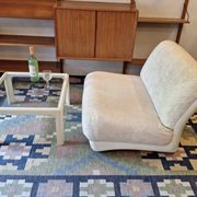 Italian fiberglass lounge chair after Mario Bellini, 1960s