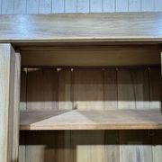 1950s English maple wardrobe