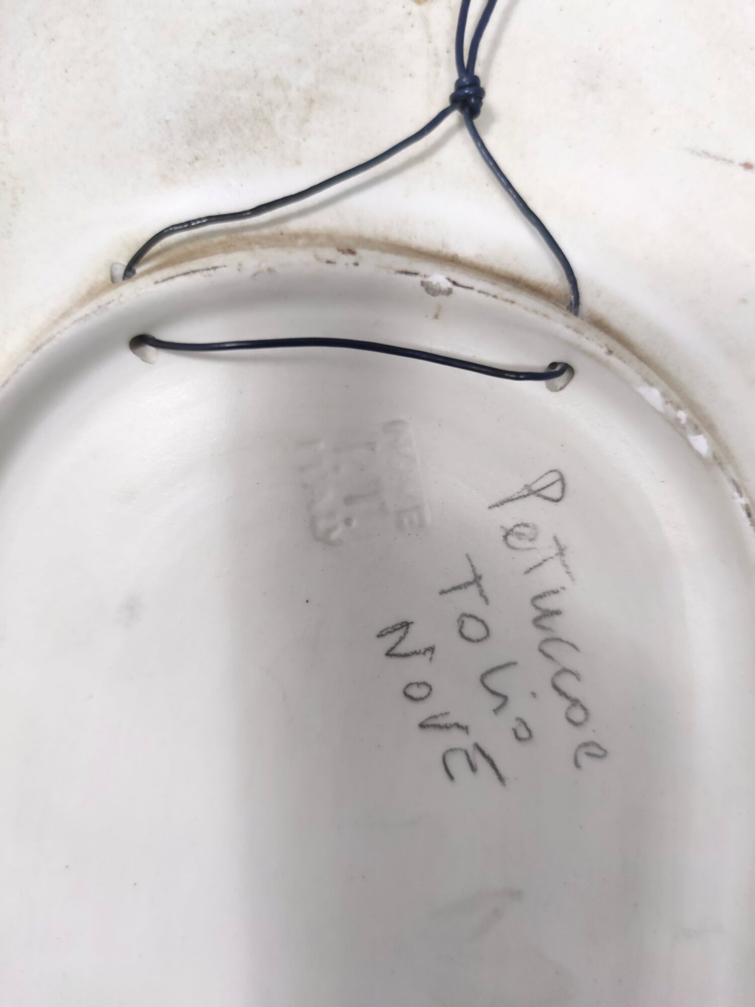 Vintage ceramic centerpiece / catchall / decorative piece by petucco & tolio, italy