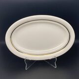 Plat ovale tour liseré doré Villeroy & Boch