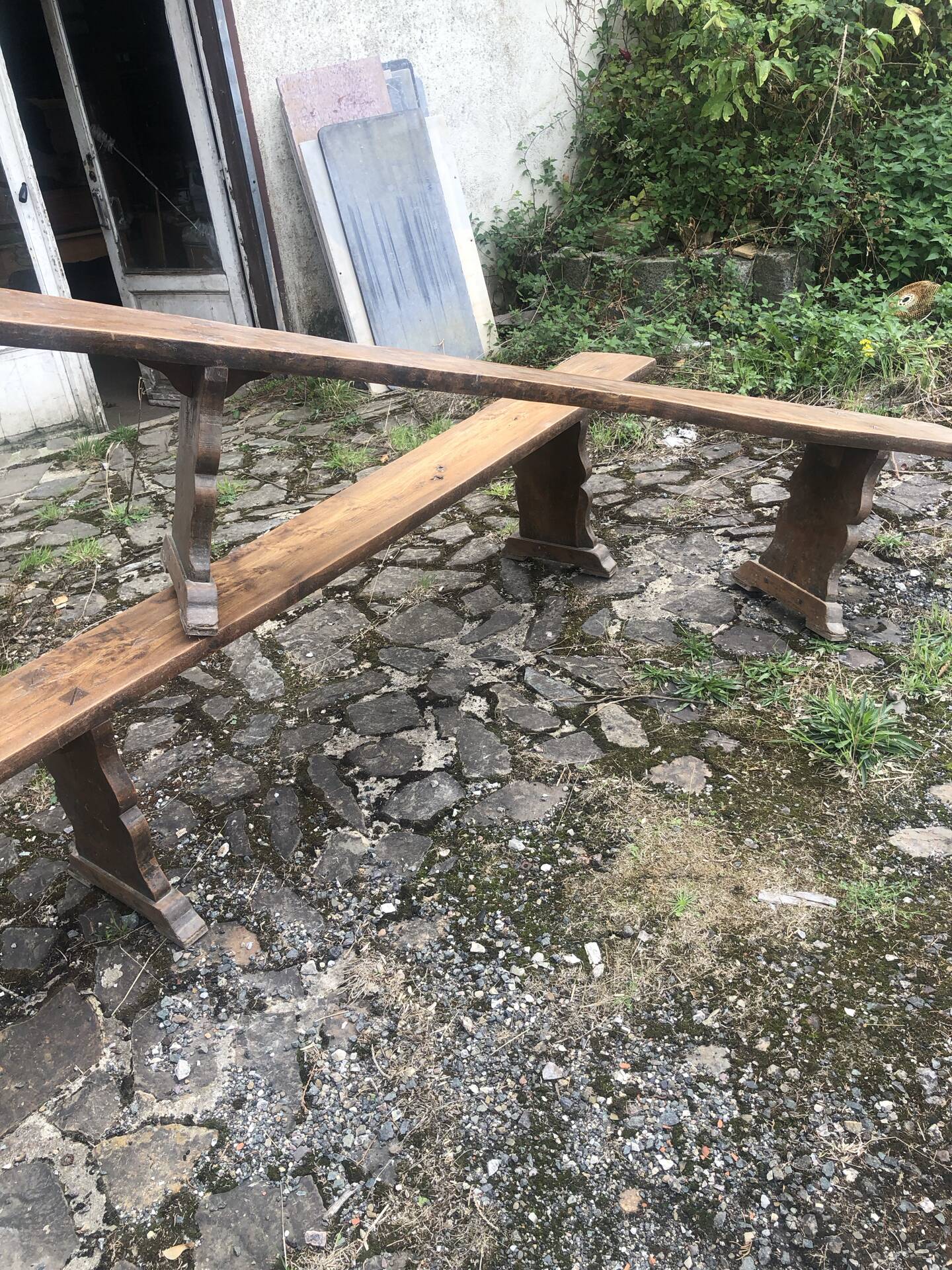 Pair of benches