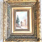 Paire de tableaux anciens