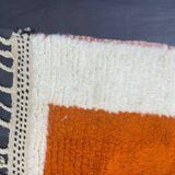 Handmade natural wool rug size 200 x 300 cm