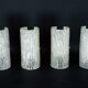 60s Toni Zuccheri Venini Murano glass sconces, horizontal or vertical.