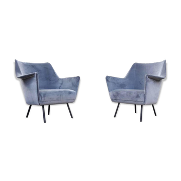 Ensemble de fauteuils club années 1950