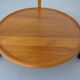 Danish Teak Bar Cart with Removable Tray, 1960s