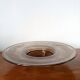 Large Art Deco smoked glass bowl