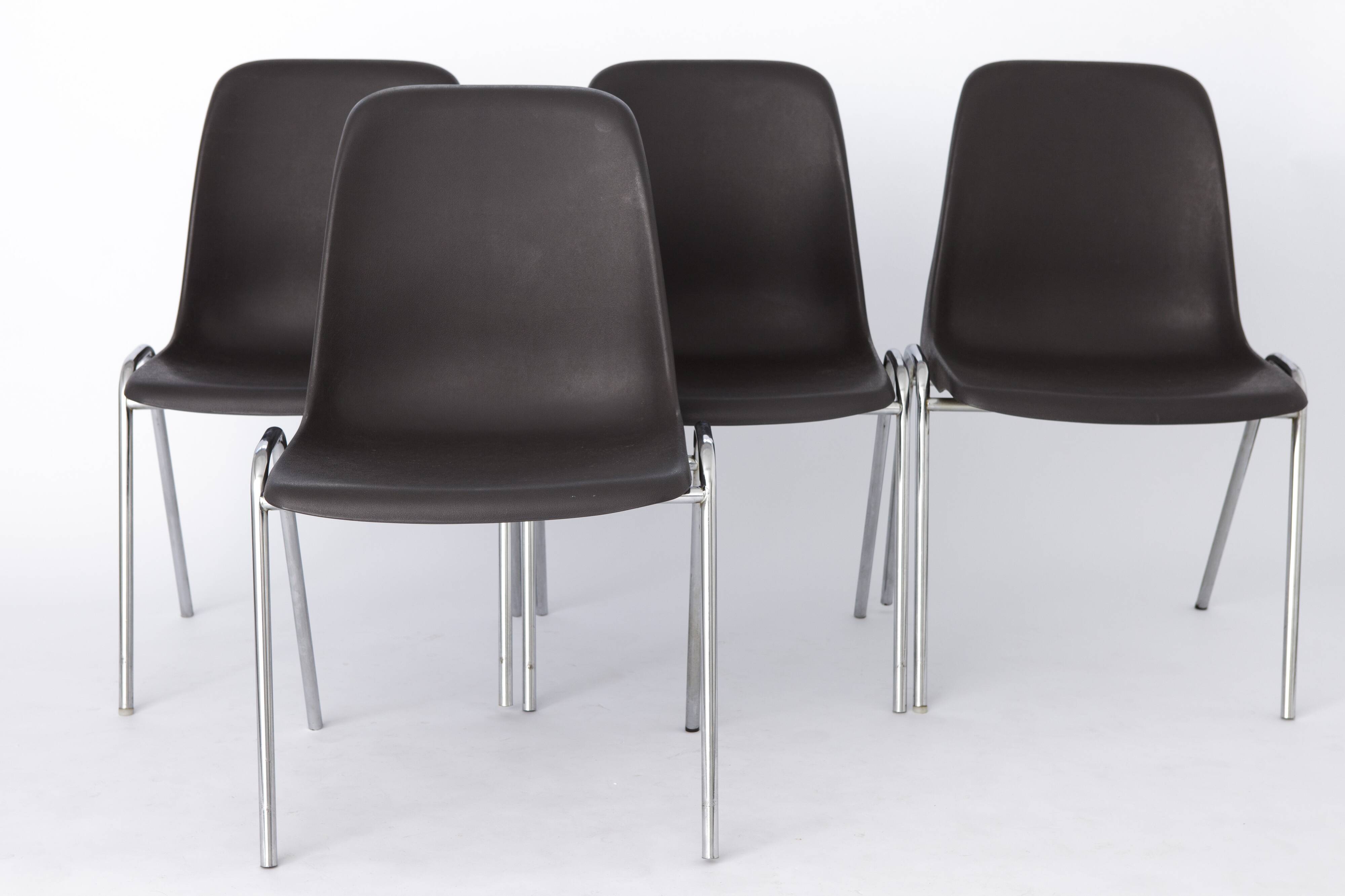 Vintage Stacking Chairs 1970s Germany