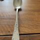 10 antique silver plated metal dessert spoons and forks