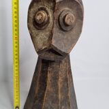 Tribal wooden sculpture, African ritual art, Kalunga Bembe head, 31 cm