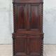 Buffet with 2 bodies Louis XIII in walnut, 19th century.
