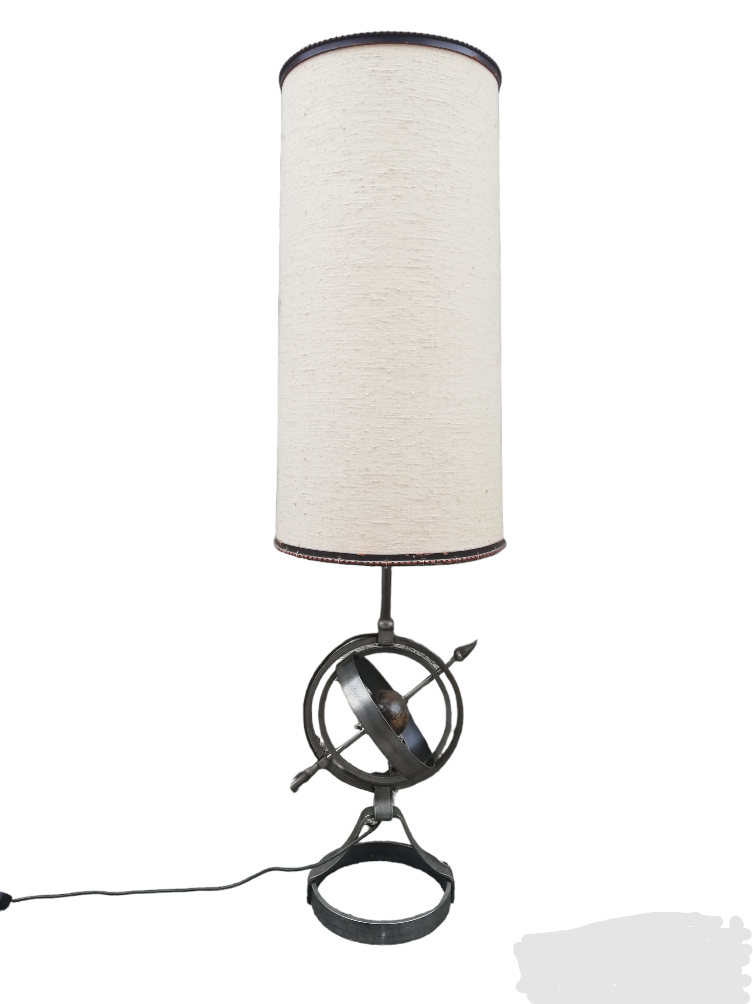 Astrolabe lamp by Jean-Pierre Ryckaert 1950