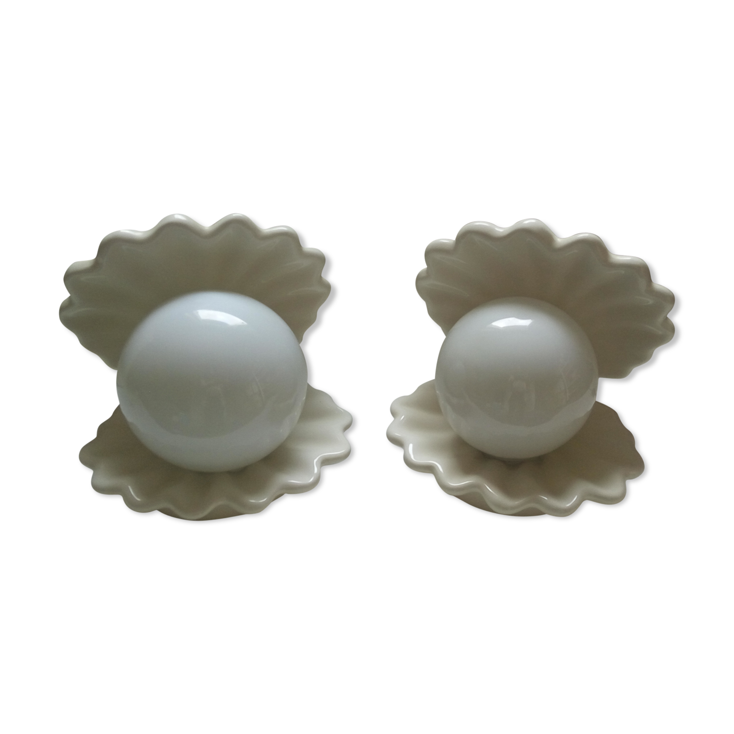 Duo lamp shell vintage