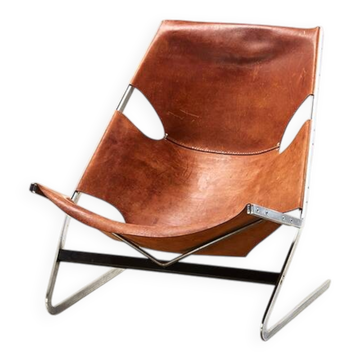 Fauteuil lounge très rare de Pierre Thielen (attribué), Pays-Bas, années 1960