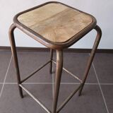 Tabouret industriel vieilli