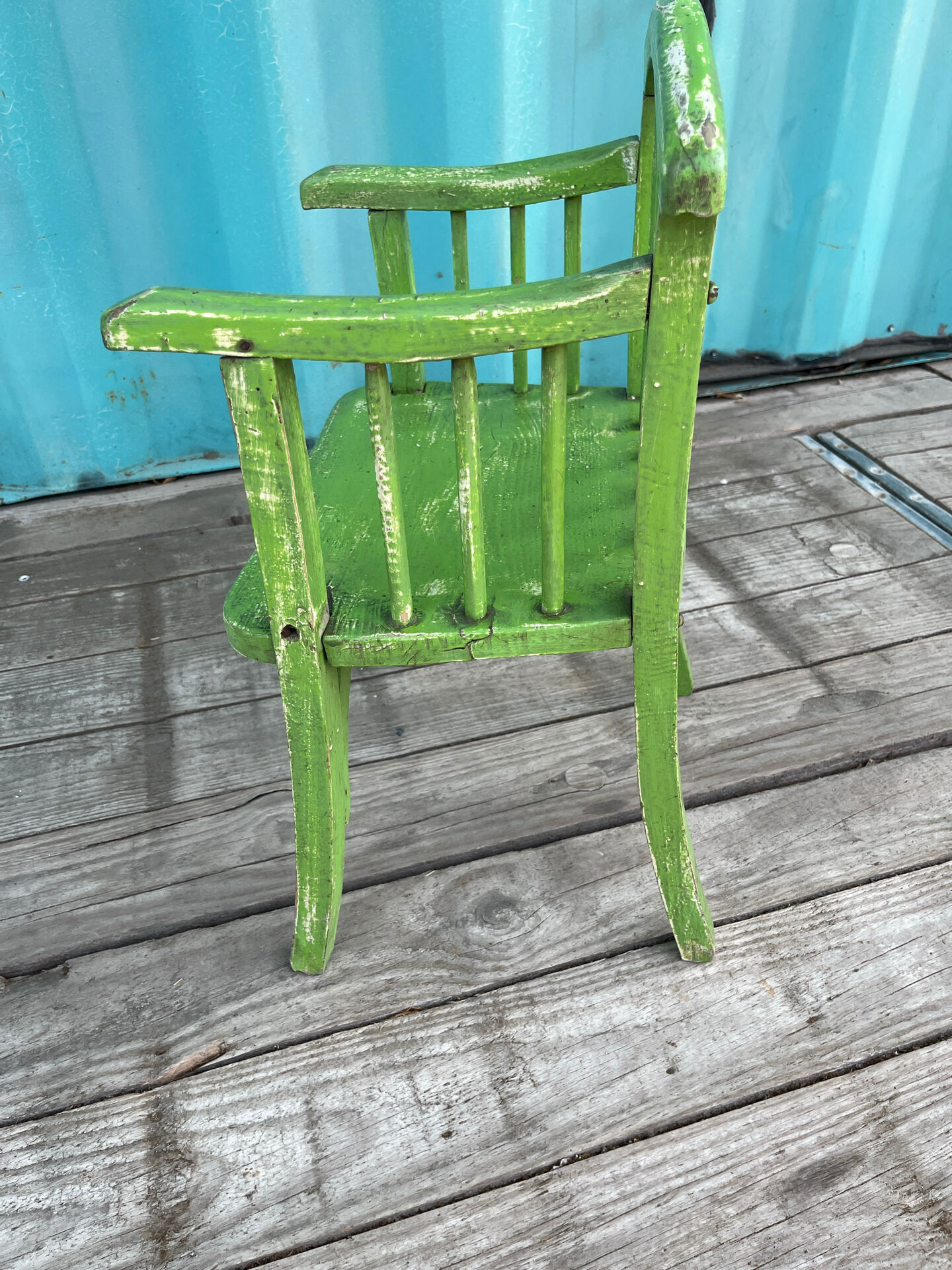 Vintage wooden child’s chair