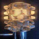 Pair of vintage 1970s chrome wall sconces.