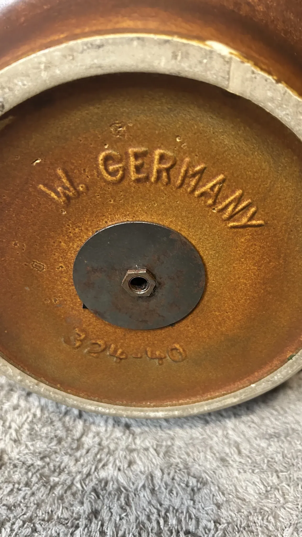 Sculptural lamp base in ceramic West Germany – 1960s-70s