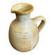 Old Pichet JEAN MARAIS Glazed Stoneware Beige France Vintage #D781