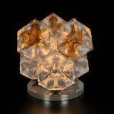 Lampe cubes en verre de stella par poliarte verona desing albino poli " 197