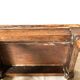 Tabouret bas en bois sculpté style Breton