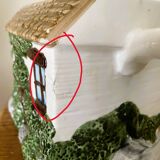 English cottage slipware teapot