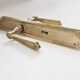 Pair of Louis XVI style beaded bronze door handles