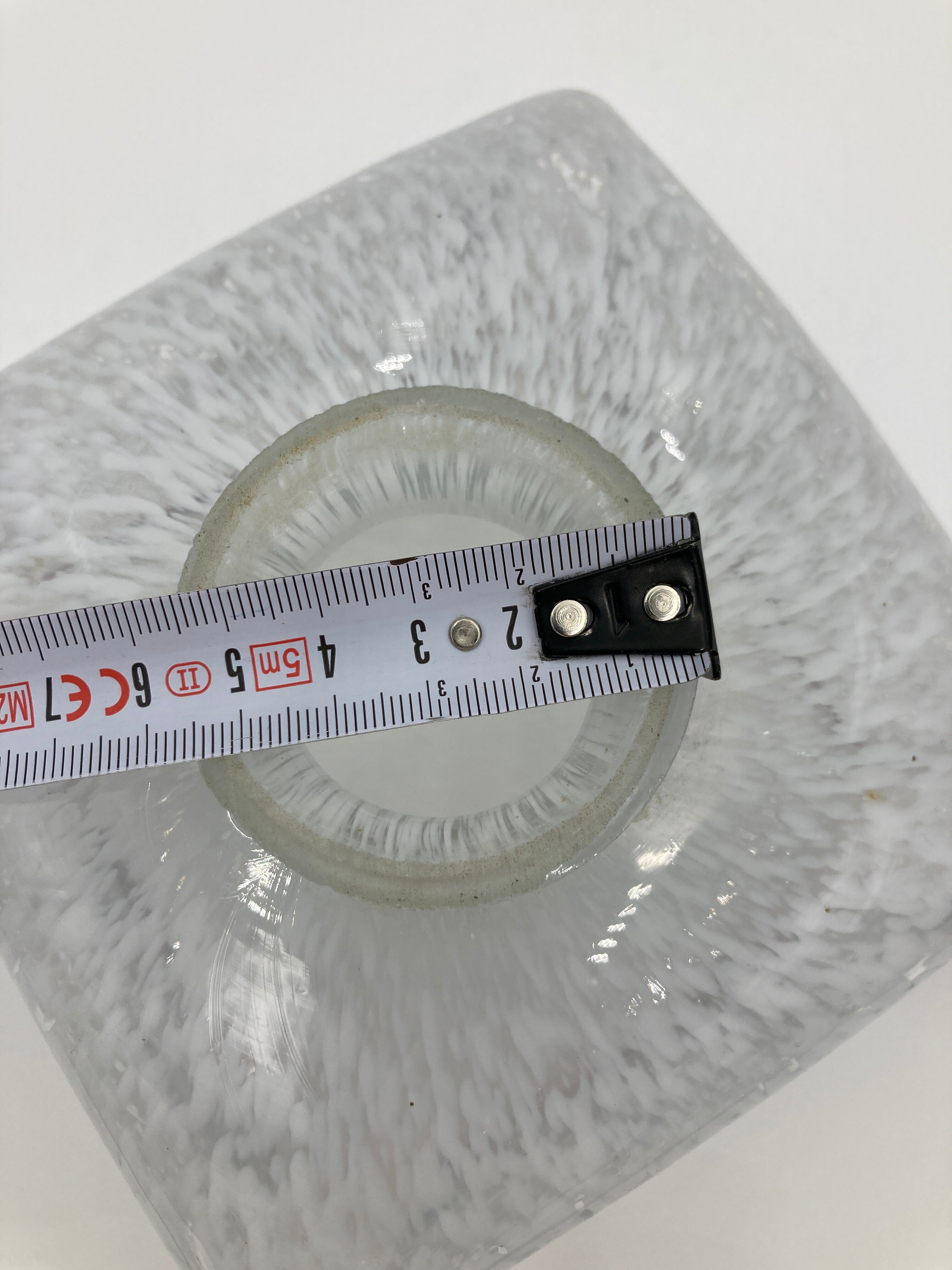 Suspension glass of clichy draped