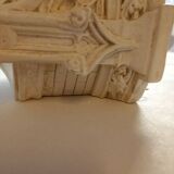 Large Neo-Gothic Console wall light patinated