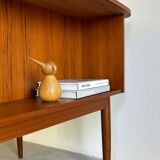 Vintage desk tambour teak