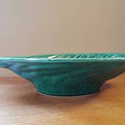 Coupe vintage en barbotine forme feuille