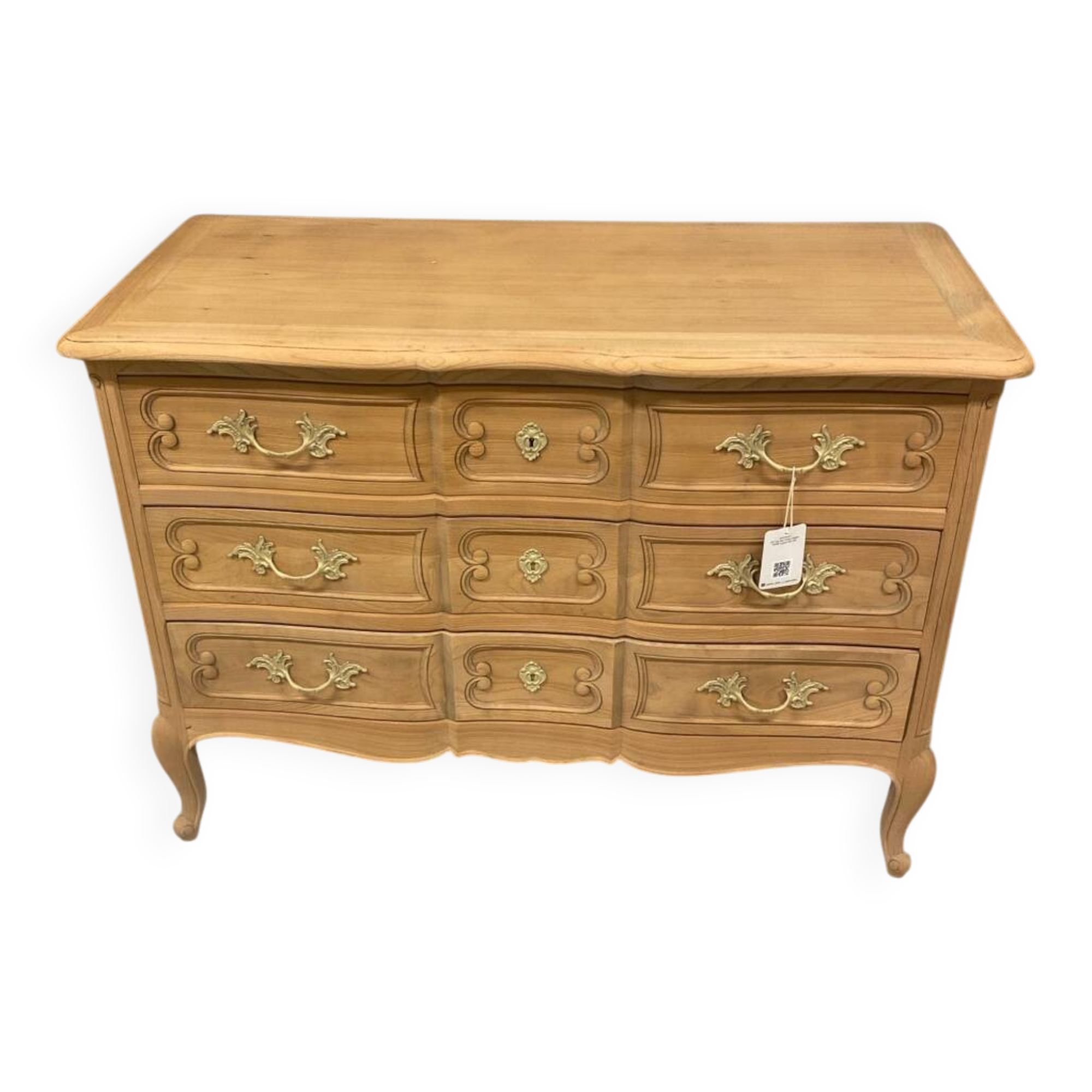 Commode Louis XV en bois brut