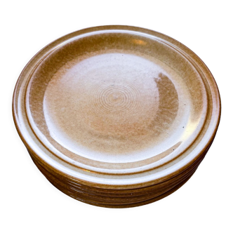 Stoneware dessert service