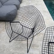 Pair of Harry Bertoia KNOLL 1950s vintage small diamond armchairs