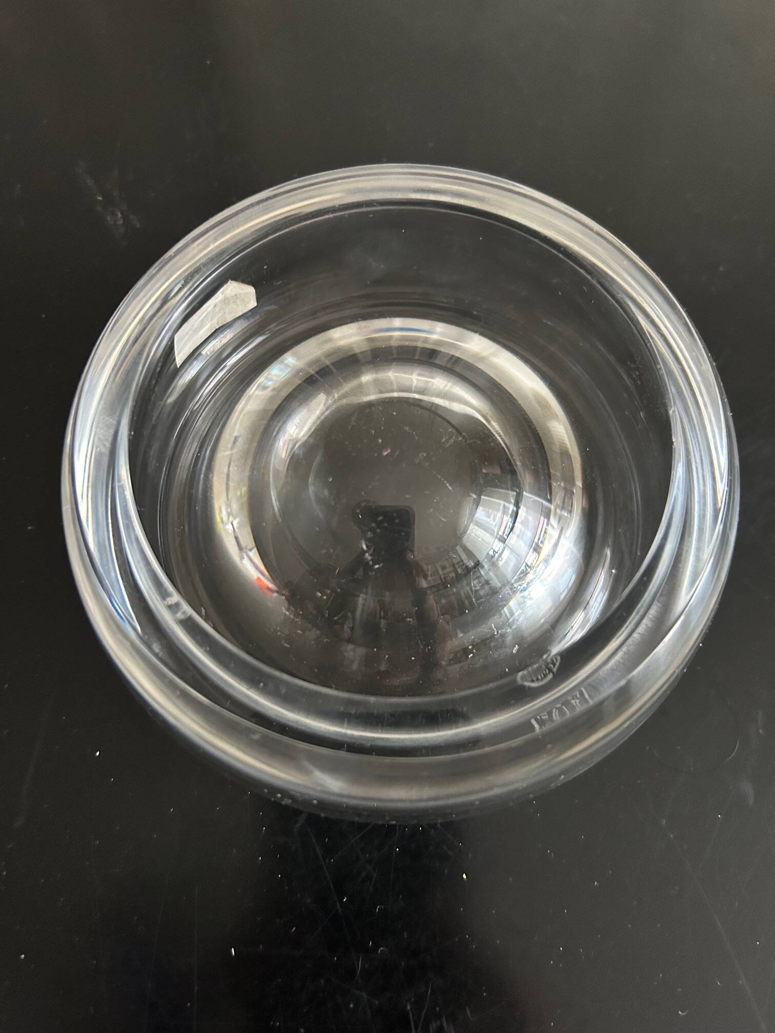 Baccarat crystal empty pocket