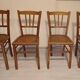 Set of 4 vintage bistro chairs