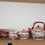 CHK porcelain tea or coffee service with Chinese drawing print