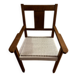 Ancienne Chaise en chêne massif