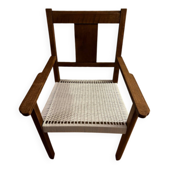 Ancienne Chaise en chêne massif