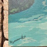 Oil landscape on canvas
