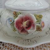 Antique porcelain soup tureen from Naples