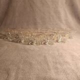 Set of small glasses with gold edging