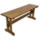Vintage Scandinavian modern pinewood bench from the 1960's
