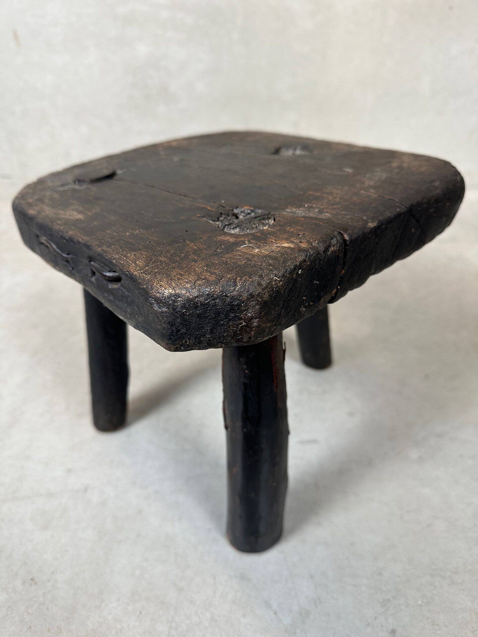 Vintage brutalist stool