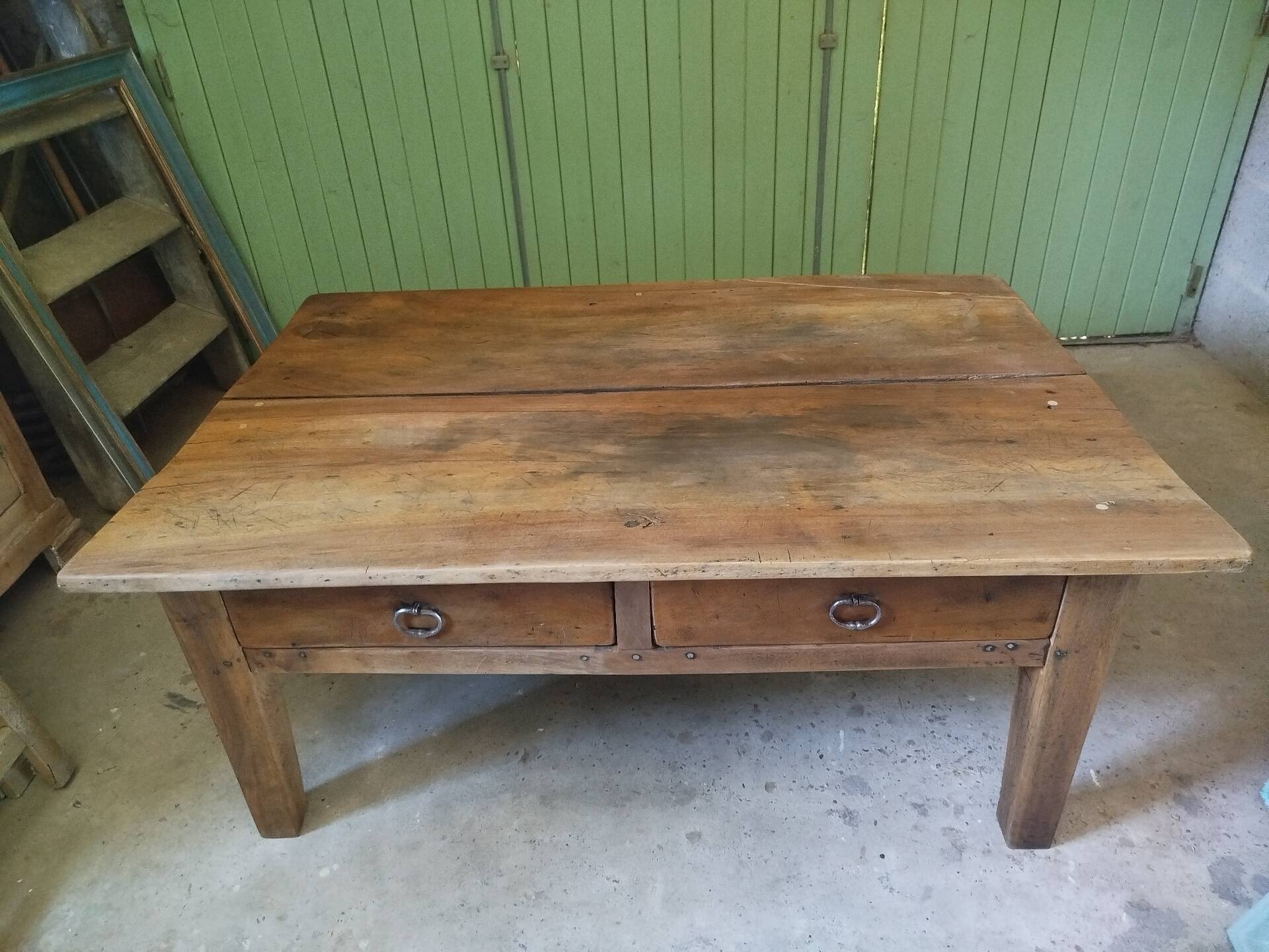 Table basse de ferme ancienne
