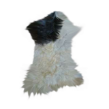 Natural black and white goat skin 92x47cm