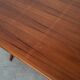Folding teak table, Italian design, 1970s, made in Italy