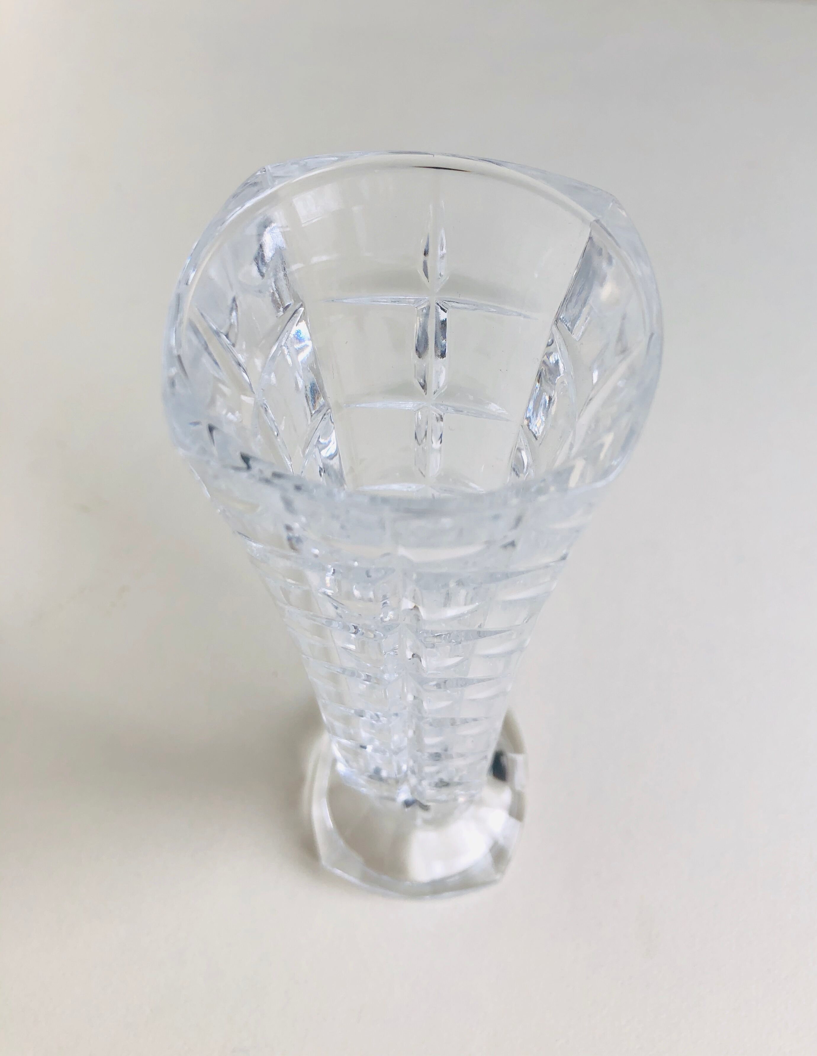 Pair of crystal vases