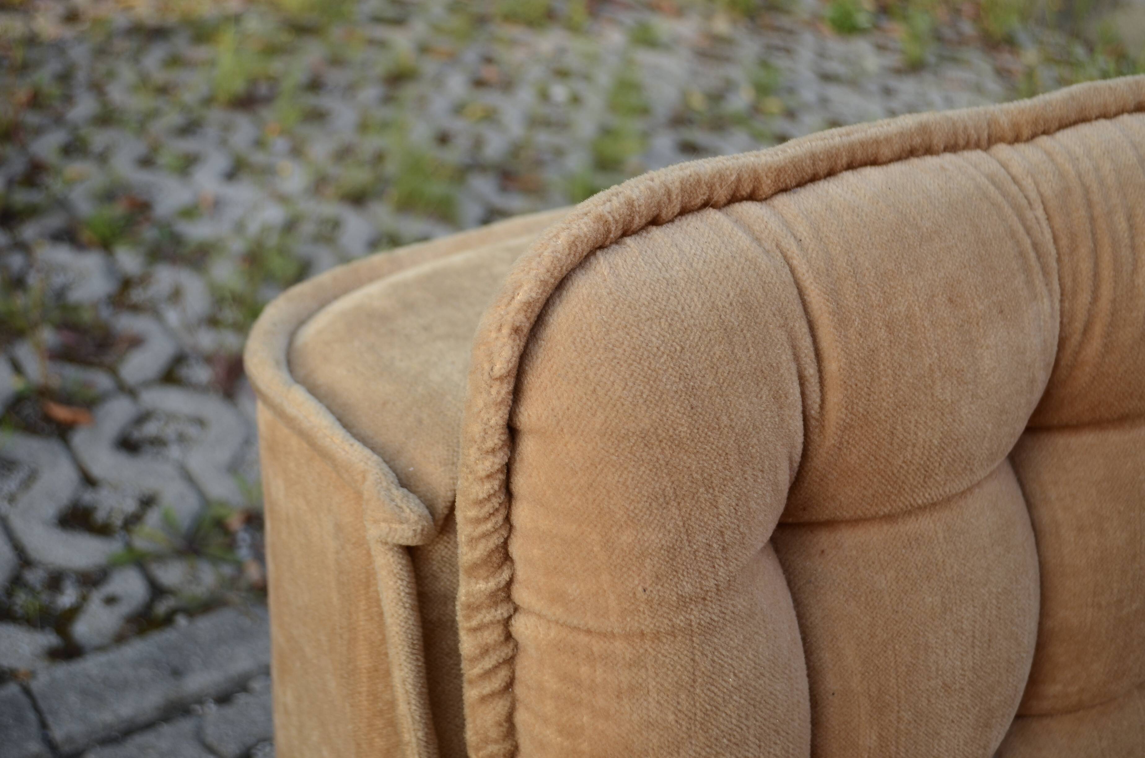 Vintage Modular Sofa 70ties champagne